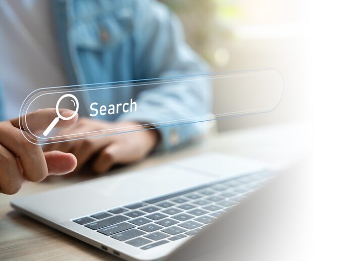 Seo,,Search,Engine,Optimization,,Man,Using,Laptop,For,Insights,,Web