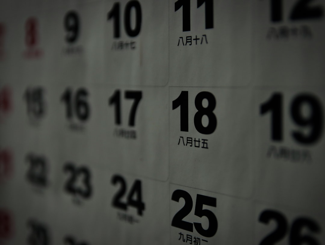 Photo Content Calendar